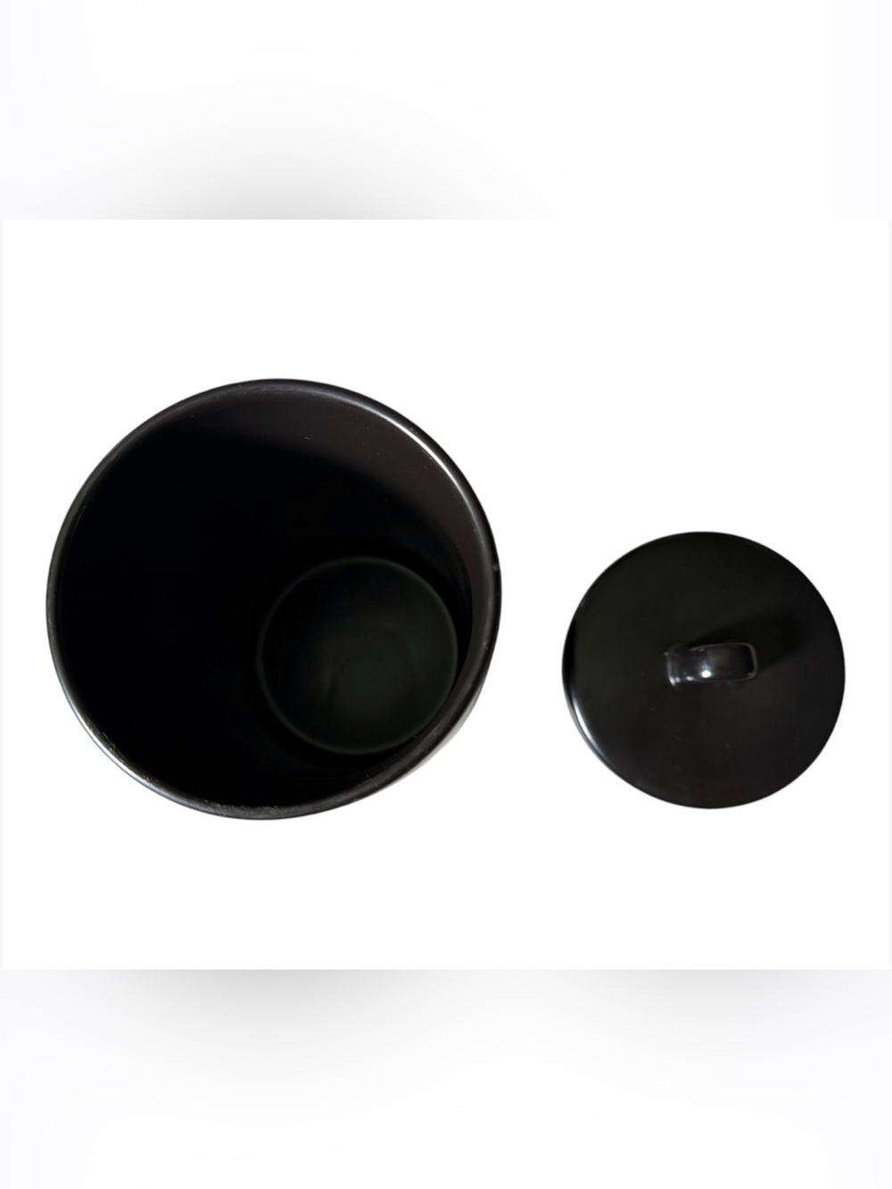 Rae Dunn GRANOLA Ceramic Canister - Black by Magenta Kitchen Decor Farmhouse - Picture 3 of 6